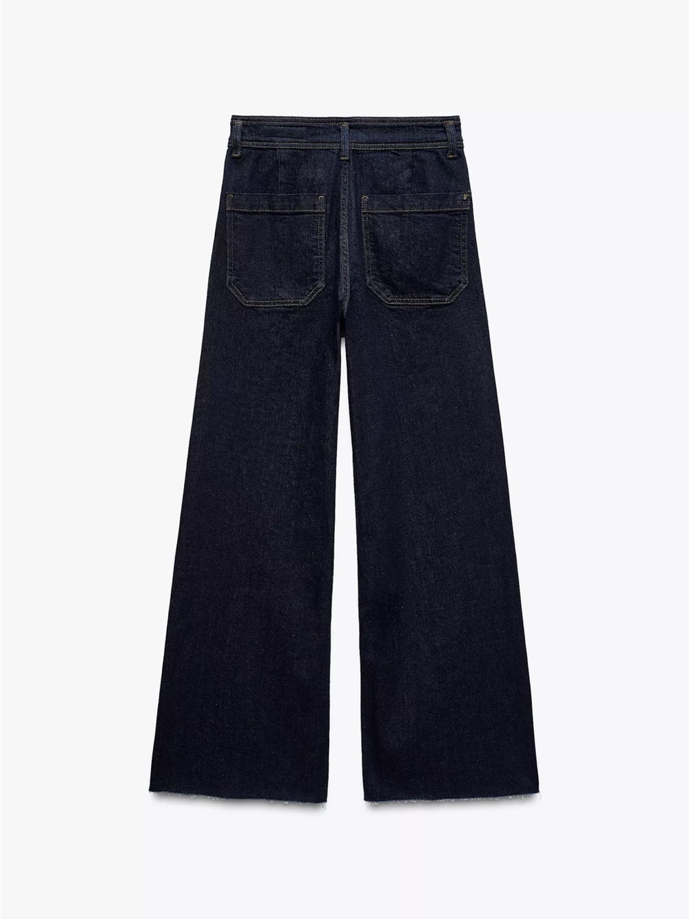 Zara Wide-Leg Dark Indigo Jeans